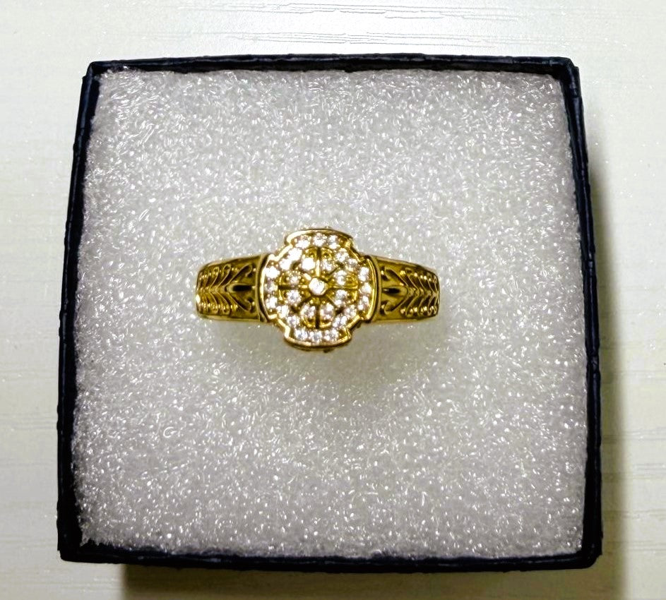 Anillo de Hombre en Oro 10K — Modelo 01