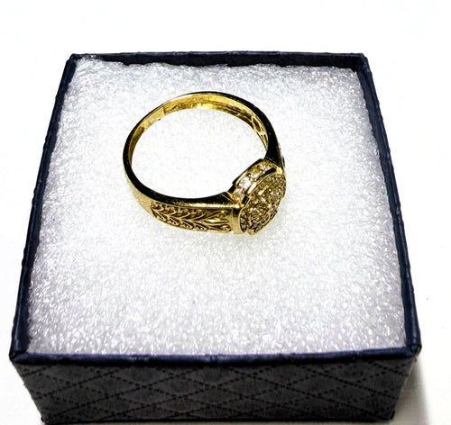 Anillo de Hombre en Oro 10K — Modelo 01
