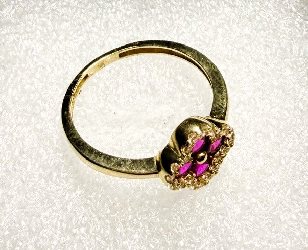 Anillo de Mujer en Oro 10K — Modelo 06