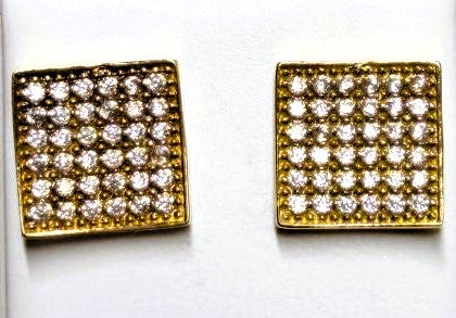 Aretes en Oro 10K — Modelo 07