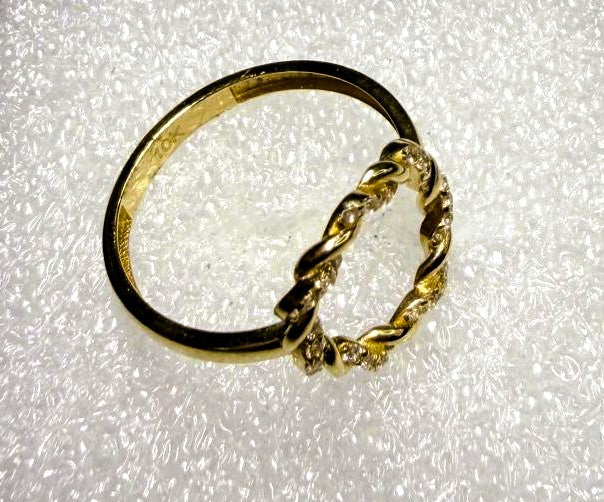 Anillo de Mujer en Oro 10K — Modelo 07